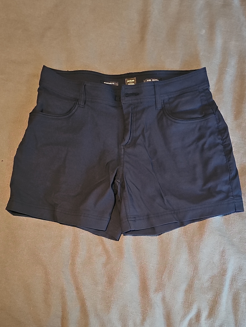 Prana Women's Dark Navy Stretch Jean Shorts